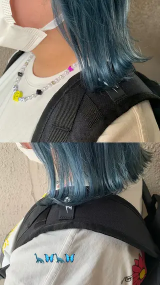 ミディアム カラー chouette/ 根本優希のヘアスタイル