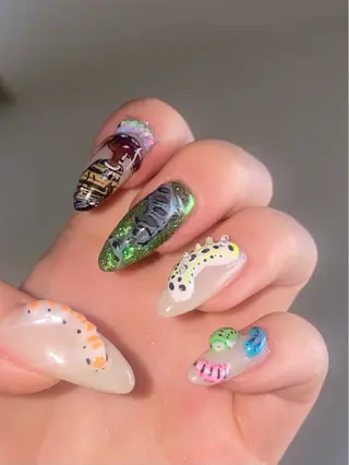 ネイル ゆびノさき茨木店 ニュアンス/アートのネイルデザイン