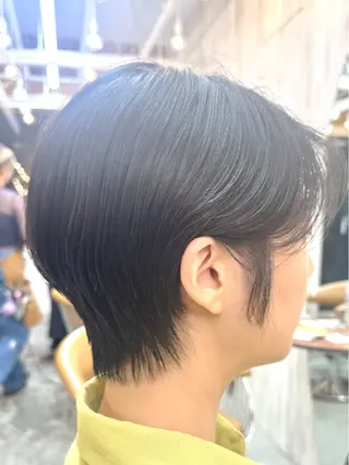 ショート カラー 髪質改善✨縮毛矯正 ショートボブ/ともきのヘアスタイル