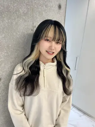 ロング りおな/エクステ /ミルクティーカラーのヘアスタイル