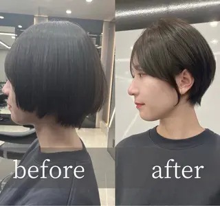 ショート hair salon Ranun髪質改善のヘアスタイル