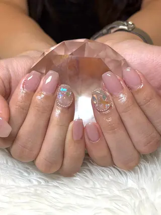 ネイル ️🩵Merci Miyu 南堀江️のネイルデザイン