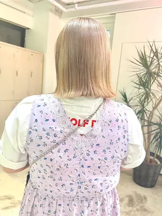 ミディアム 🌿艶ハイトーン/ 似合わせヘア/ショウのヘアスタイル