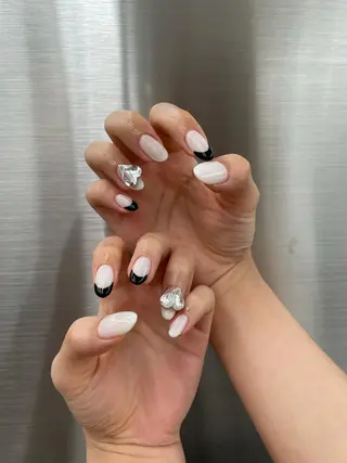 ネイル 束感まつ毛/ネイル/ LED♥KIRARAのマツエク・マツパデザイン