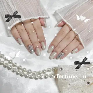 ネイル 1/21空✩.💜 Yuuna💜のネイルデザイン