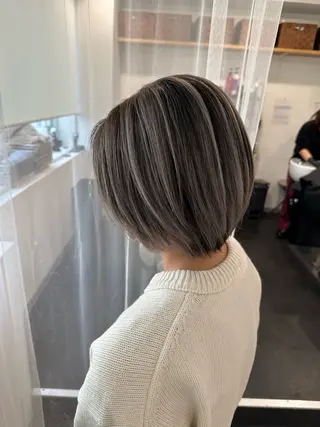 ショート カラー JILBLAN京都 ショート/ハイライトのヘアスタイル