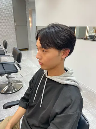 パーマ メンズ 福田 文太のヘアスタイル