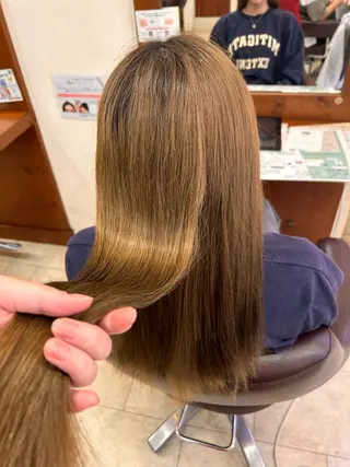 ロング 艶髪カラー┊︎ レイヤーボブ🍀きりのヘアスタイル