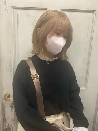 ミディアム 🦭☪️Azumiボ ブ/レイヤー☪️🦭のヘアスタイル