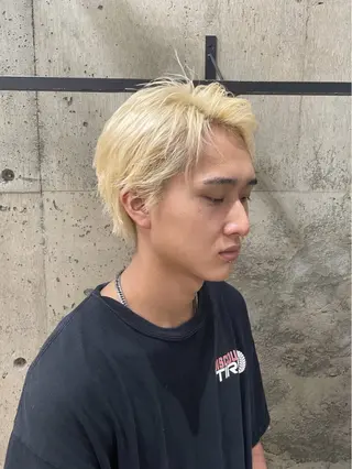 メンズ ハイトーンカラー/ miyuuのヘアスタイル