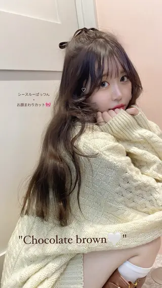 ロング カラー ヘアアレンジ the path sora♡のヘアスタイル