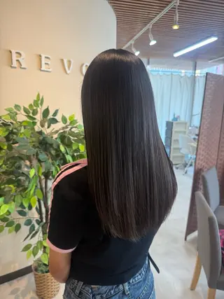 ロング 栗原 莉玖のヘアスタイル