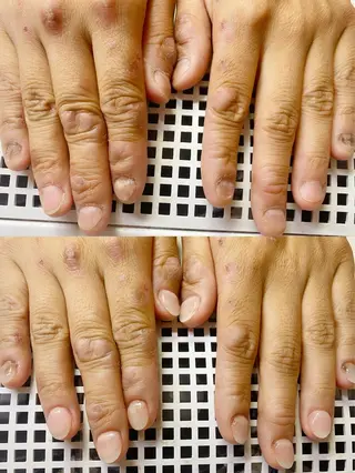 カラー ネイル Q Free nailsのネイルデザイン