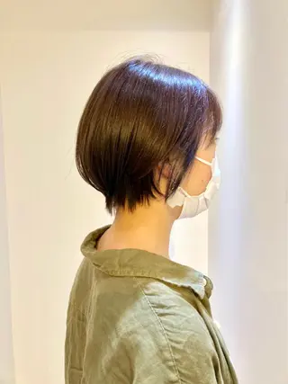 ショート カラー 高橋 侑李のヘアスタイル