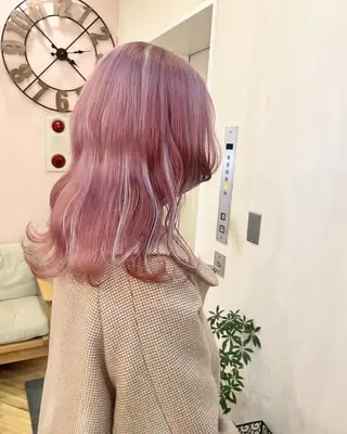 セミロング カラー ヘアアレンジ ブリーチなし/ レイヤー🌿runaのヘアスタイル