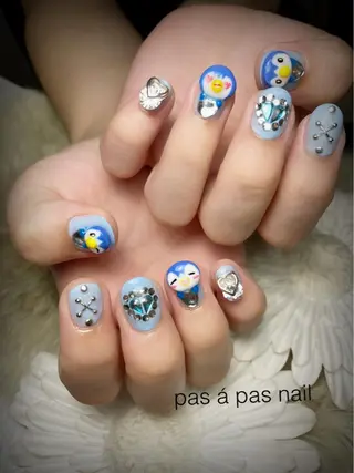 ネイル Yakko pas á pasのネイルデザイン