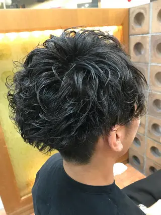 パーマ メンズ HERSHE by apollo所属・✨美髪矯正&ショート の小林✨のヘアスタイル