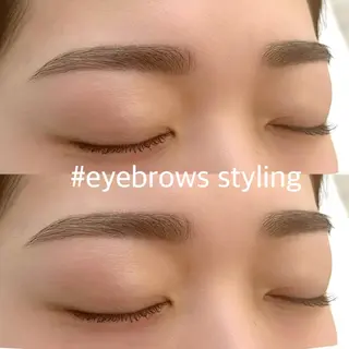 アイブロウ 萌花　moeka /韓国/レイヤーのヘアスタイル