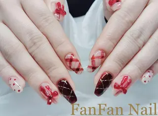 ネイル FanFan 長さ出し専門のネイルデザイン