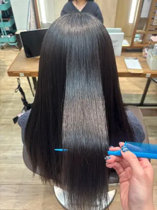 ロング ゆうこ🍀髪質改善/ ストレート/艶カラーのヘアスタイル