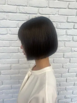 ショート DIFINOaoyama所属・🎧ayaka/ボブ /透明感カラー 🩵のヘアスタイル