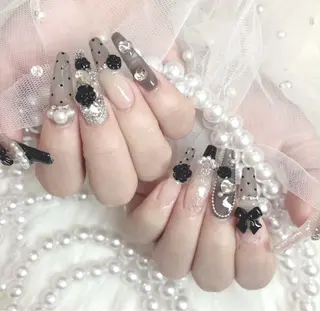 ネイル 🩷JiSu🩷 チップ長さ出し専門のネイルデザイン