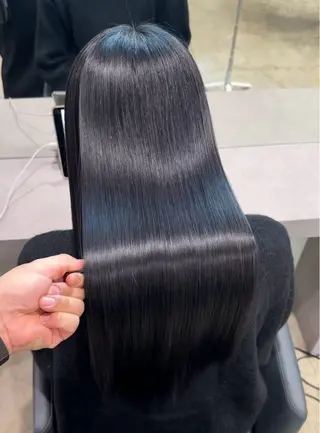 ロング カラー 韓国レイヤー|ハッシ ュレイヤー|艶カラーのヘアスタイル