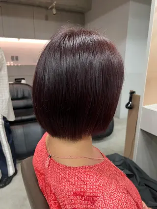 カラー 縮毛矯正/スパイラル パーマ/表参道のヘアスタイル