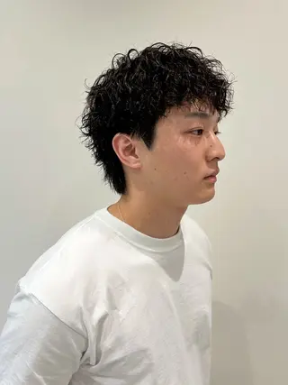 ショート パーマ パーマ/ハイトーン スパイキー/神田正紀のヘアスタイル