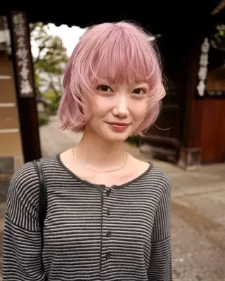 ショート カラー デザイン/レイヤー Kaito🐩/栄のヘアスタイル