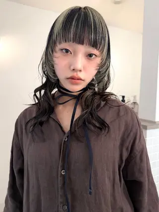 ミディアム カラー デザイン/似合わせ Kaito🐩/栄のヘアスタイル