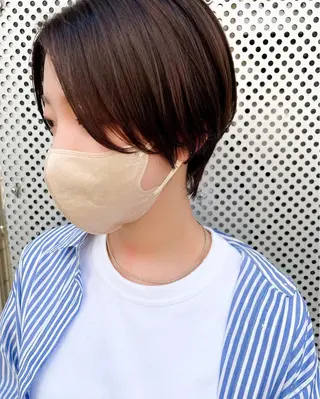 ショート モテ髪🌈細矢 森平のヘアスタイル