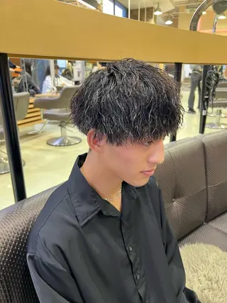 パーマ メンズ メンズカット松戸/韓 国/メンズパーマ航太のヘアスタイル