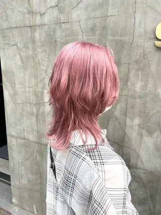 ミディアム カラー 🦋透明感カラー /ケアブリーチ🦋のヘアスタイル