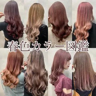 セミロング カラー ヘアアレンジ LAVENDIA Azabu所属・LAVENDIA 初音のヘアスタイル