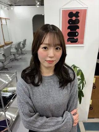 ミディアム kutenクテン所属・KUTEN岐阜カラー / Haoのヘアスタイル