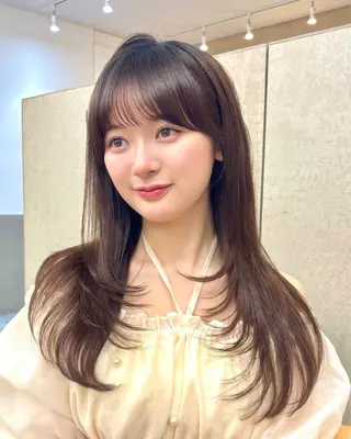 ロング レイヤーカット/ ほたる🌼のヘアスタイル