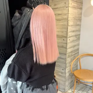 セミロング 🌙艶ハイトーン/ ミユウのヘアスタイル