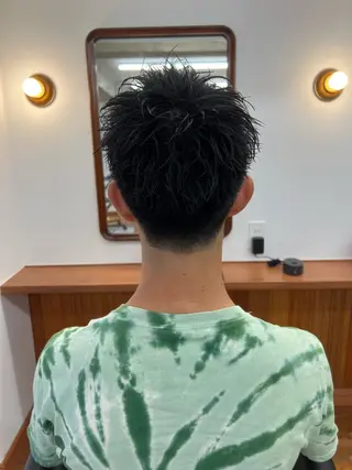 ショート メンズ メンズカット✂️ スキンフェード伊藤陸のヘアスタイル