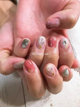 ネイル 北浦和 自爪育成ケアのネイルデザイン