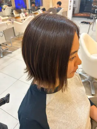 ミディアム 🍓似合わせカット× パーマ／矢木🍓のヘアスタイル