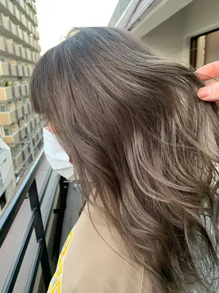 ロング カラー 髪質改善色素改善特化 keiのヘアスタイル