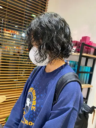 カラー パーマ パーマ指名No1 /namiのヘアスタイル