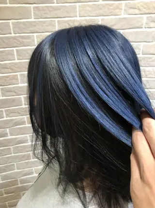 ミディアム カラー enn.bleach by t.a.g所属・SHUNTA /ブリーチ/レイヤーのヘアスタイル