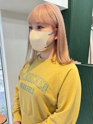 ミディアム カラー レイヤーカット🪄 耳ツボ🎀Ayumiのヘアスタイル