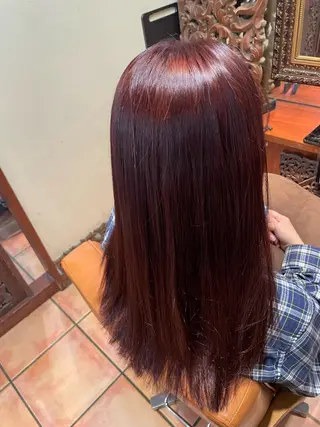 ロング カラー 白鳥 悠斗のヘアスタイル