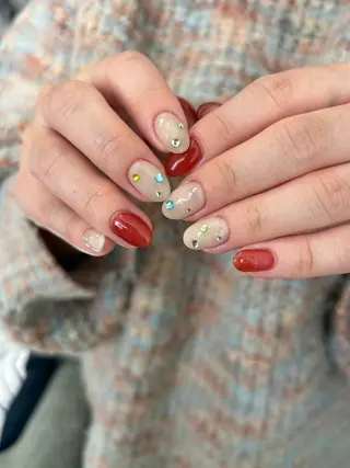 ネイル 大阪/堀江ニュアンス KANONのネイルデザイン