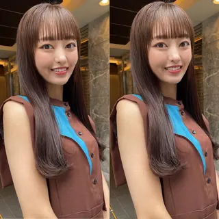 ロング カラー 髪質改善will hairdesignのヘアスタイル