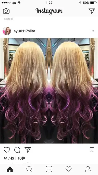 ロング 鈴木 香織のヘアスタイル