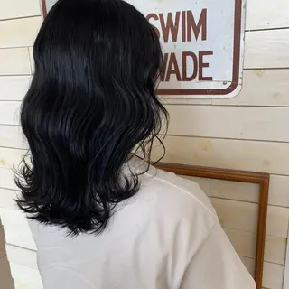 カラー 韓国カラー／エクステ 松戸梨杏のヘアスタイル